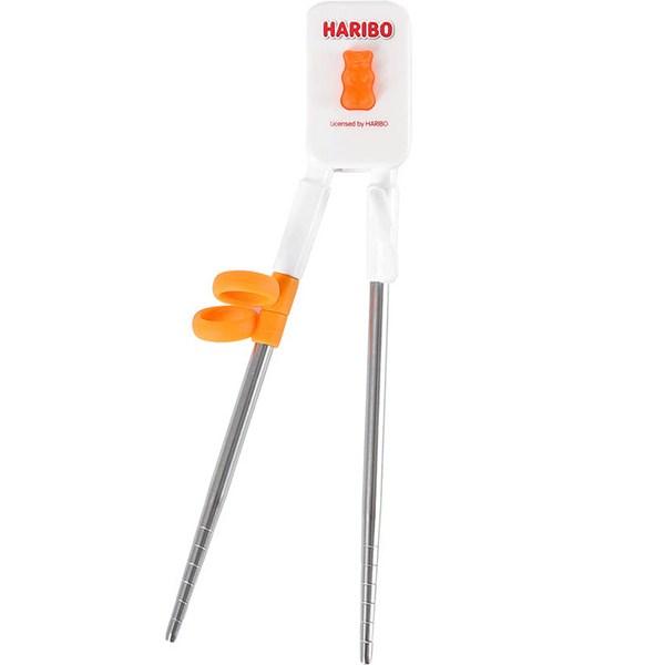 Haribo Children's Gold Beren Correction Chopsticks, Orange, 1 Piece
