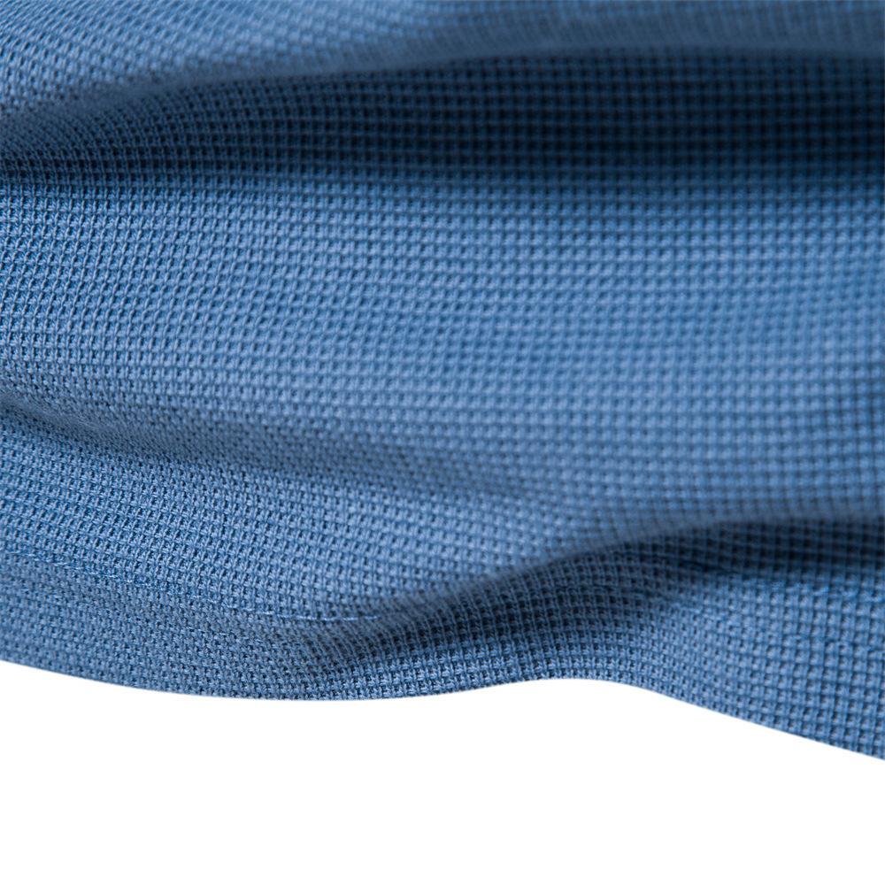 Мужская осенне-зимняя базовая футболка с круглым вырезом в европейском и американском стиле, с длинным рукавом, вафельная футболка, однотонный пуловер