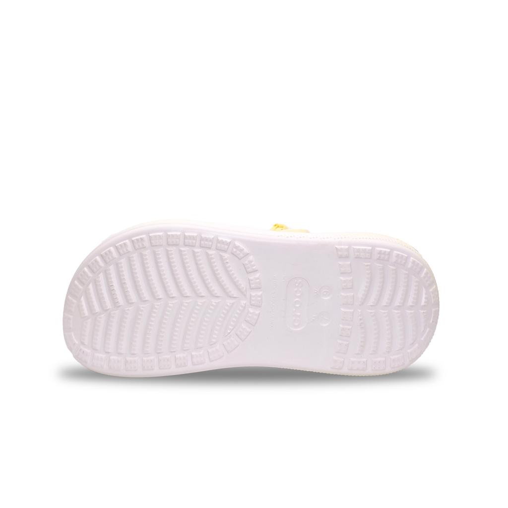 Crocs Сабо Crush Пирог с ананасом EVA Мода Весенне-летняя коллекция Милые Дорожные Повседневные Подарочная сумка Перфорированная обувь Женские Лимонно-желтый