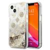 Guess Guhcp13Slgpego iPhone 13 Mini 5,4 Золотой Жесткий Чехол Пион Жидкий Глиттер