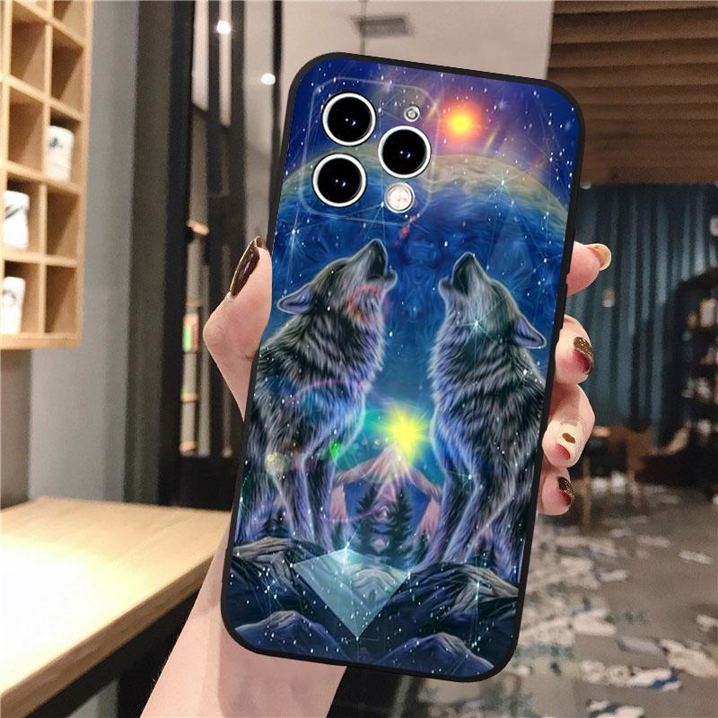 Чехол для телефона «Волк» для iPhone Samsung Galaxy Redmi Xiaomi Oppo OnePlus Note SA 7 8 9 10 11 12 13 14 20 21 22 23 53 54 Pro Max Plus Ultra TPU Soft
