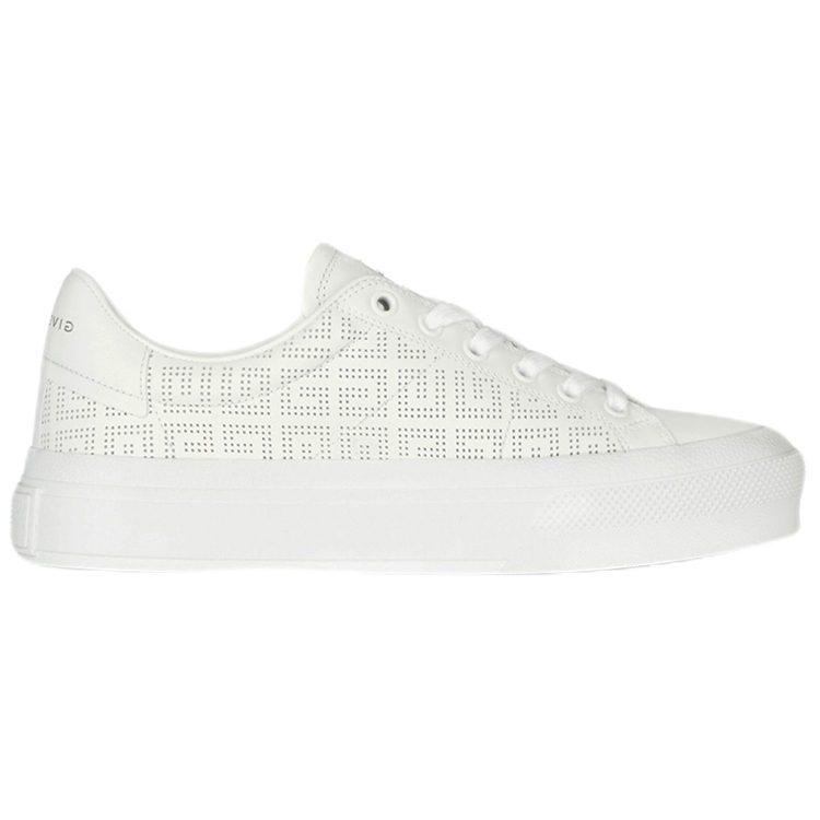 Givenchy City In 4G Белый Белый Перфорированный Жаккард Женский BE0027E19X-100