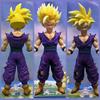 24 см Фигурка Аниме Dragon Ball Две Головы Сон Гохан Фигурка Действия Супер Сайян 2 Игра с Селлом Детская Игрушка Декорация Подарок Сон Гоку