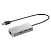 BUFFALO Giga Compatible Docking Station LAN Adapter Equipped with Wired LAN Port USB3.2 (Gen1) Japanese Manufacturer Silver LUD-U3-AGHSV/N