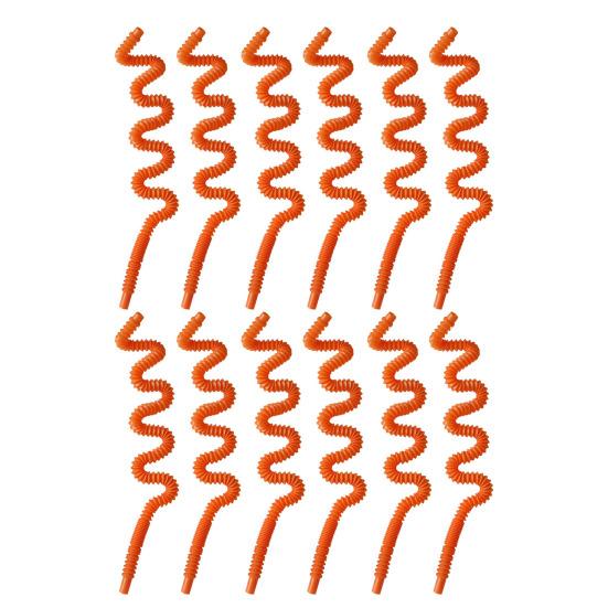 Разноцветные изогнутые гибкие соломинки 6 мм, многоразовые, пищевой пластик, гибкие соломинки для питья, для дня рождения, дома, путешествий