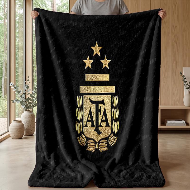 Argentina national football team Theme blanket Soft Flannel Fleece Blanket Warm Lightweight Throw Blanket for Home Sofa Bed