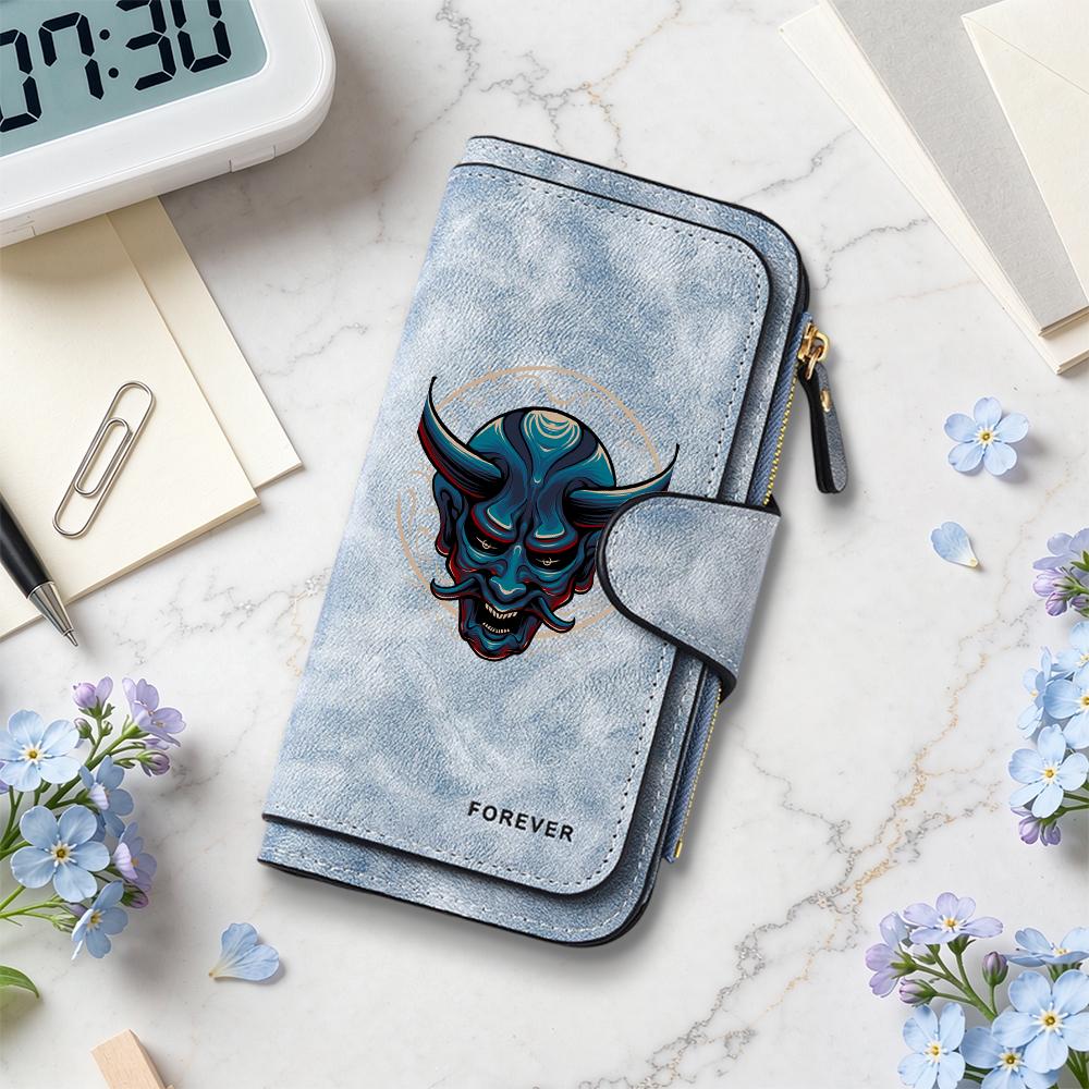 Fashion Printed Long Wallet Portable Multifunctional Card Holder Purse