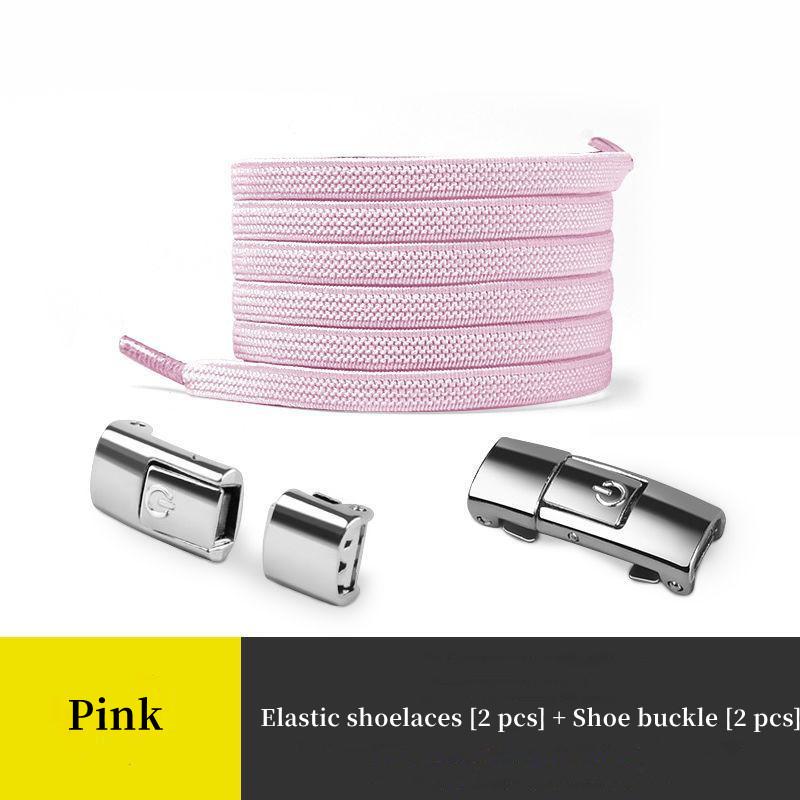 1 пара ленивых шнурков с пряжкой, эластичная мужская и женская расширенная плоская веревка для шнурков, не нужно завязывать фиксированный артефакт