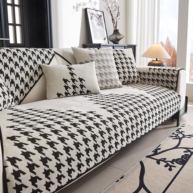 Современный простой чехол для дивана Stooth, все включено, шенилл, универсальный защитный чехол для дивана на все времена года, пылезащитный коврик для мебели, одеяло