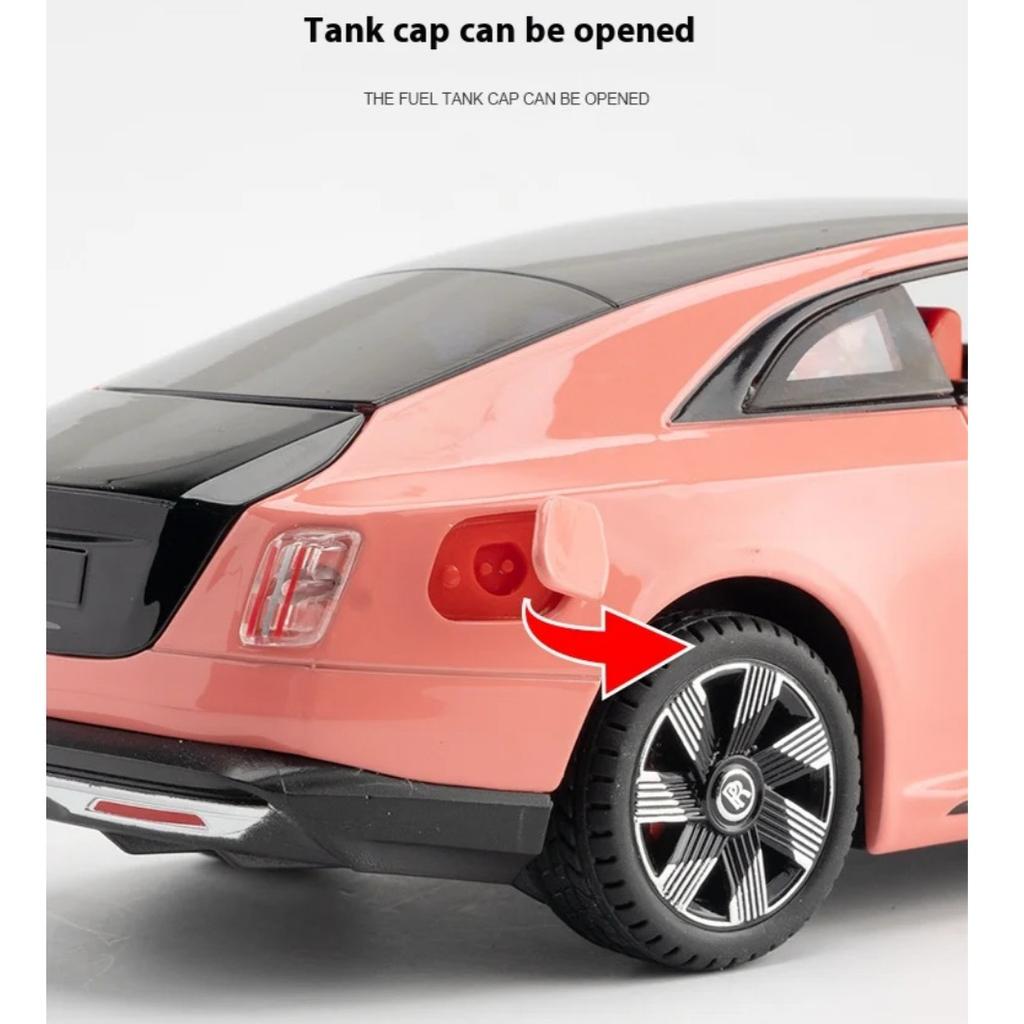 1/24 Scale Rolls Shining Alloy Model Toy Vehicle, Best Collection for Vehicle Enthusiasts, Christmas/Birthday Gifts