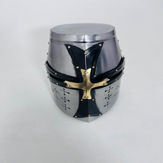 Средневековый шлем рыцаря-тамплиера Иерусалимский шлем рыцаря Для косплея Шлем Лучший подарок