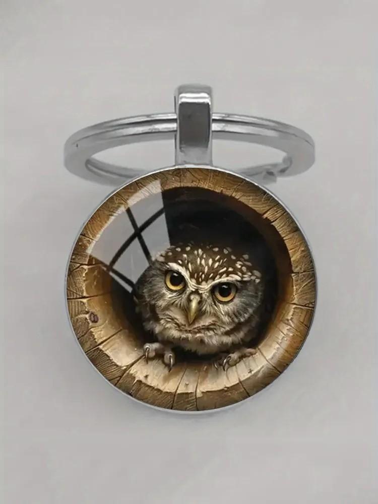 Сова Ретро Трансграничный Креативный Брелок