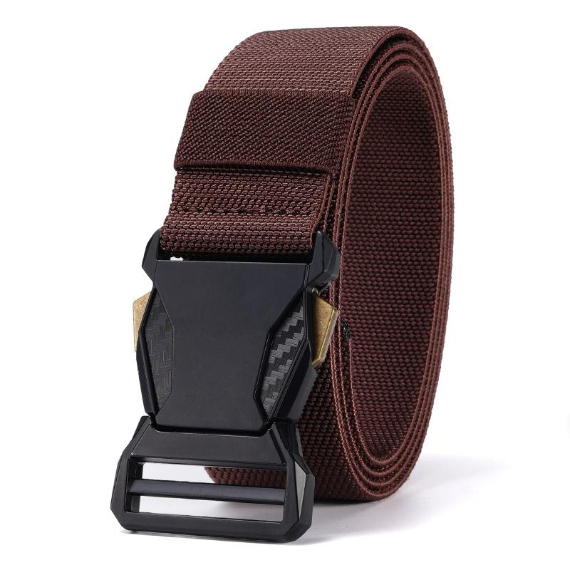 Мужской нейлоновый ремень пара пуговиц плетеный ремень уличный тактический военный тренировочный ремень мужской