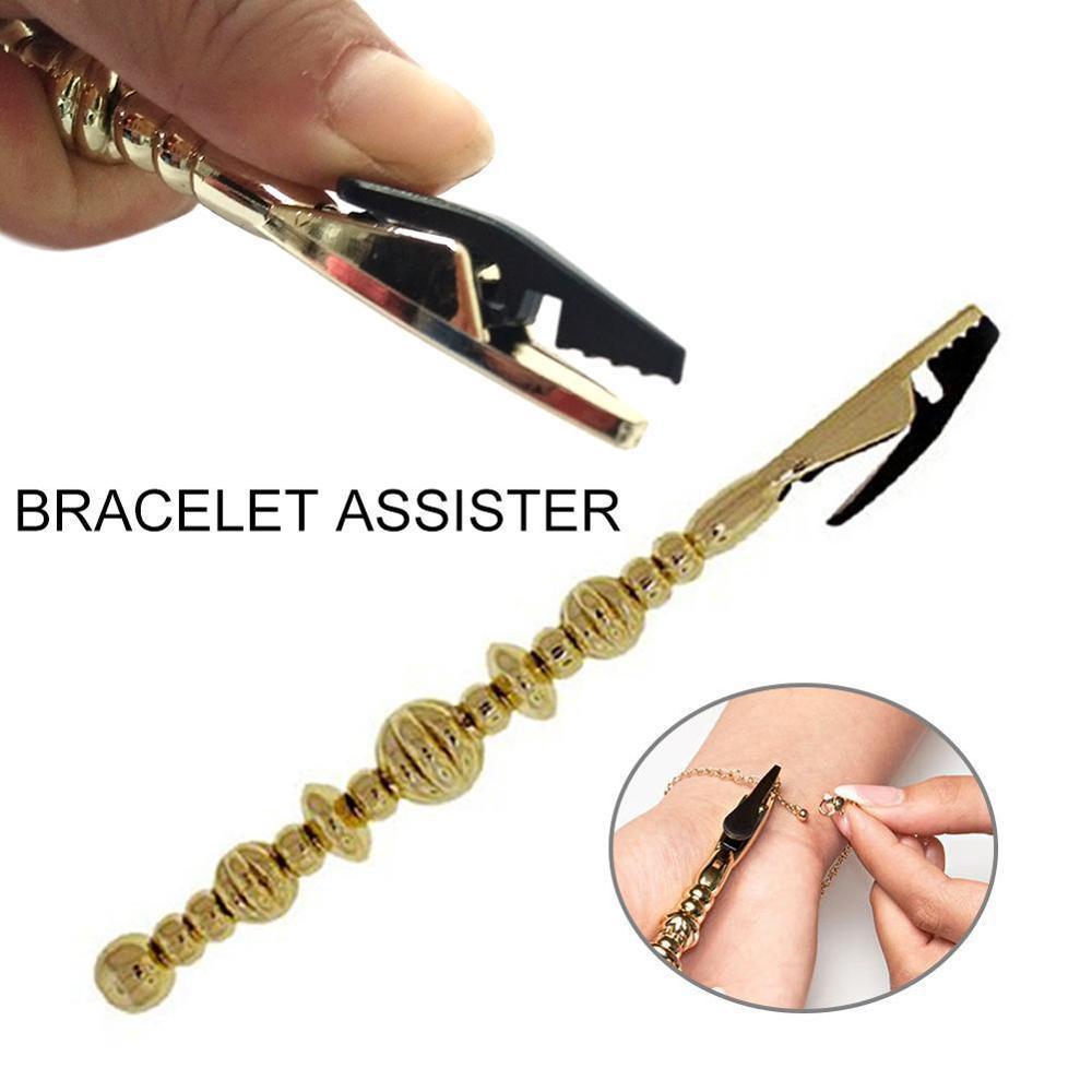 Jewelry Wearing Aid Bracelet Clip for Wristband Lock Helper/ Practical Bracelet Easy Practical Aid for Bracelet
