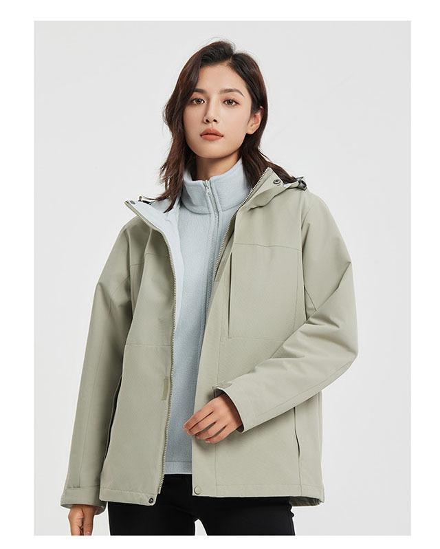 Куртка штормовая Duke с тремя степенями защиты и съемным внутренним слоем – Хлопковая куртка с логотипом на заказ, модная, для активного отдыха, альпинизма и велоспорта