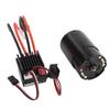 RC Car 550 Brushed Motor with ESC Copper Iron Brushed Motor Replacement for HPI for Wltoys for