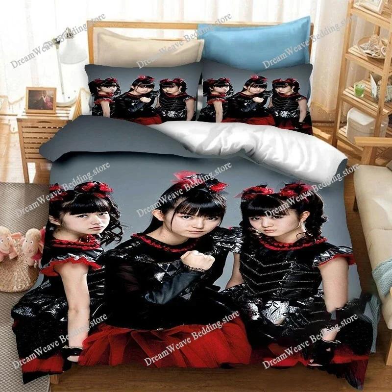 BABYMETAL Рок-группа Постельное белье Пододеяльники Постельные принадлежности Постельное белье для общежития Комплект постельного белья Мягкий теплый комплект постельного белья Домашний текстильextile741