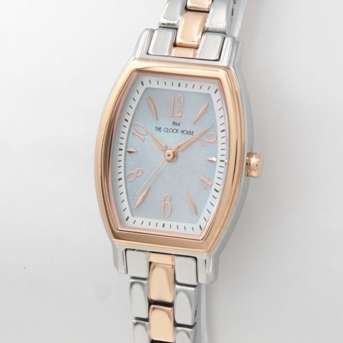 THE CLOCK HOUSE Women's Solar Watch, Business Casual, LBC1007-WH3A