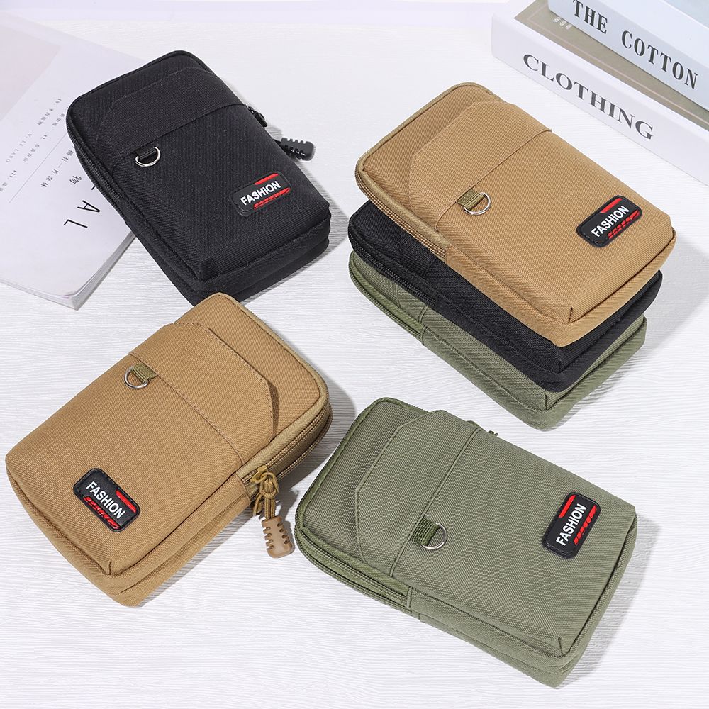 Men Single/double Layer Camping Hunting Phone Pouch Waist Purse EDC Molle Bag Wallet Pocket