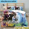3PCS Custom Name The Snow Queen Bedding Set, Bedding Set Including 1pc Duvet Cover And 2pcs Pillowcases for Bedroom,Dormitory Gift