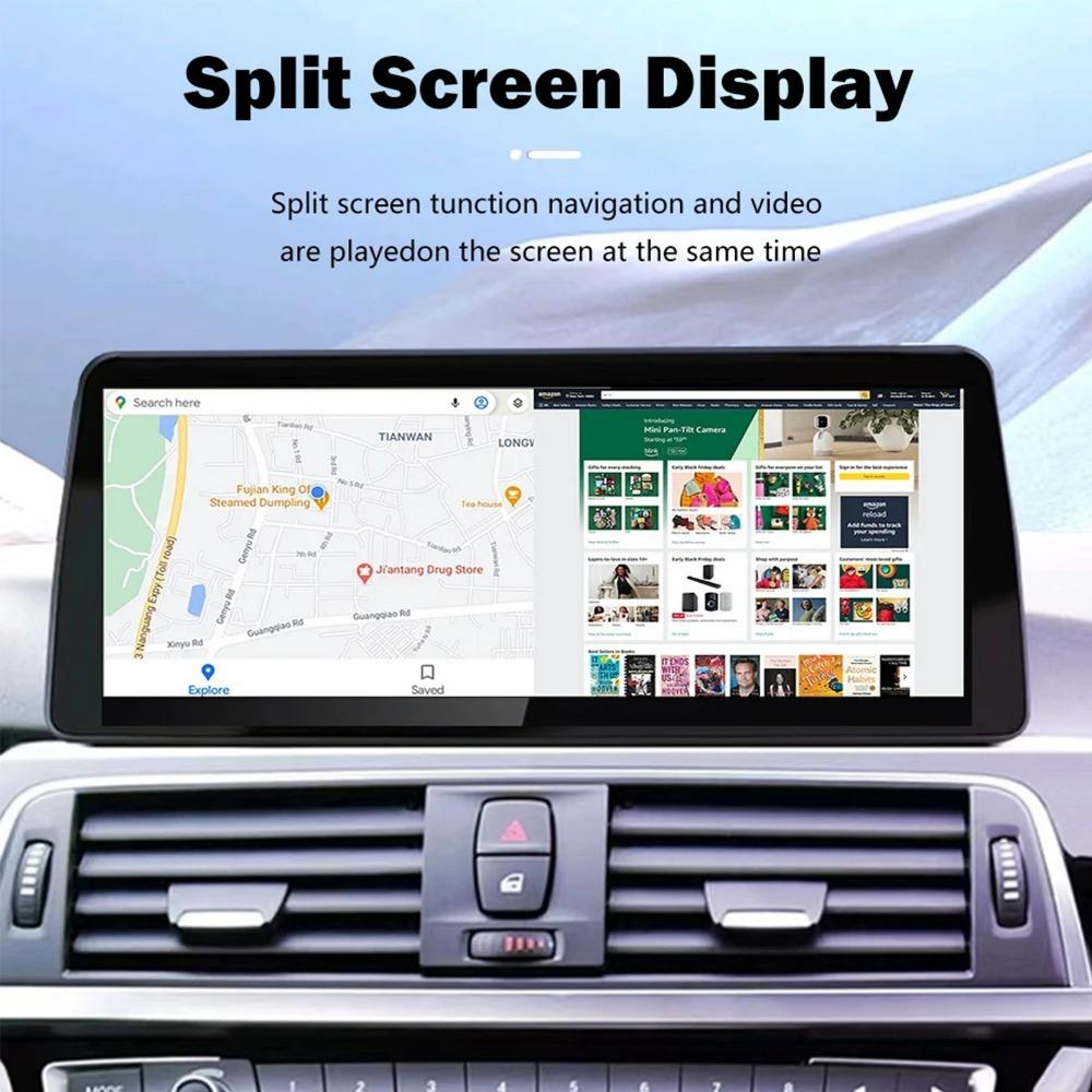 12,3-дюймовый Carplay автомобильный радиоприемник мультимедийный плеер для BMW X5 X6 2008-209 CIC система дисплей экран Bluetooth