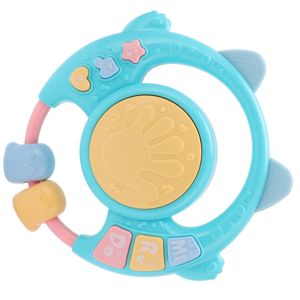 Детский барабан игрушка жевательный ручной барабан игрушка музыкальный звук игрушка для младенца малыша раннее образование