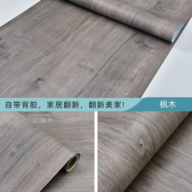 90cm Width Wood Grain Stickers for Wardrobe Cupboard Table Furniture Waterproof Self Adhesive Wallpaper Home Decor Door Stickers