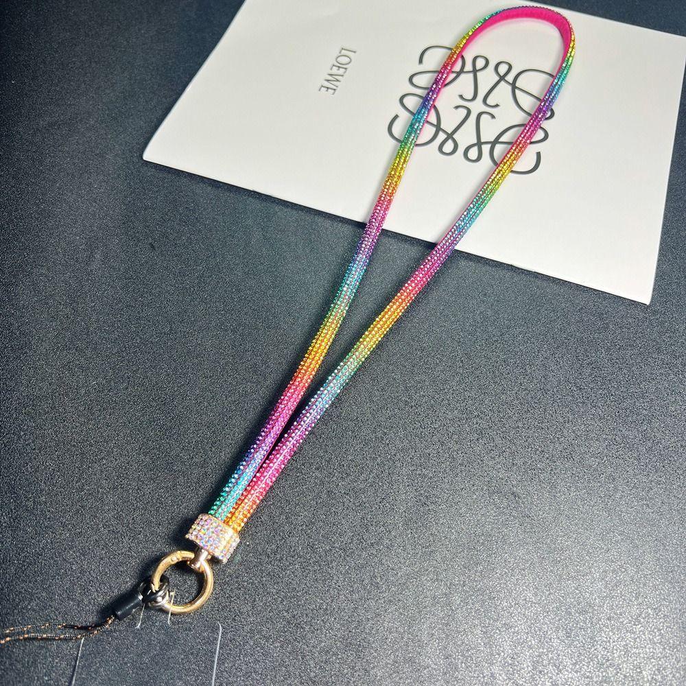 Блестящий брелок для телефона со стразами, блестящие ремешки для запястья, подвесной шнур, аксессуары для телефона