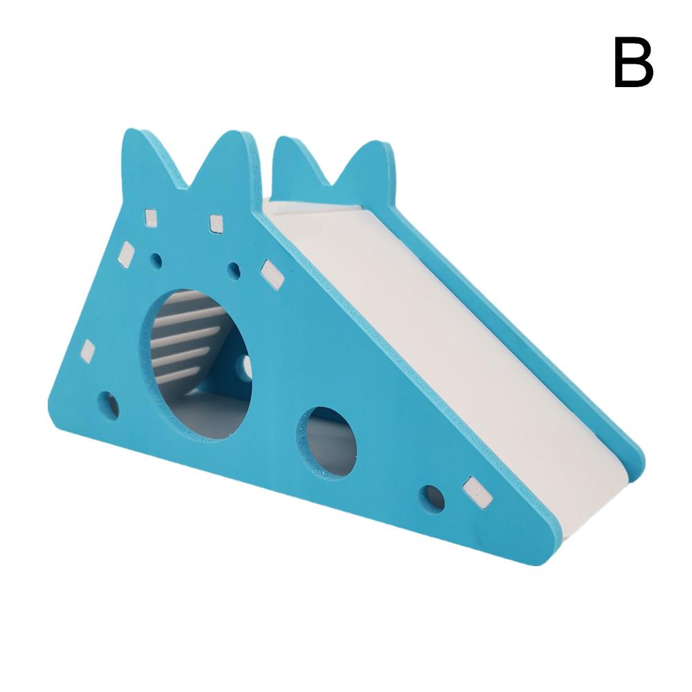 Funny Hamster Slide Toy Guinea Pig Assembled Slide Toys Chinchillas Hamster House Cage Breathable Hamster Accessories