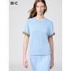 Uniqlo Японская Коробчатая Вязаная Футболка Моющаяся