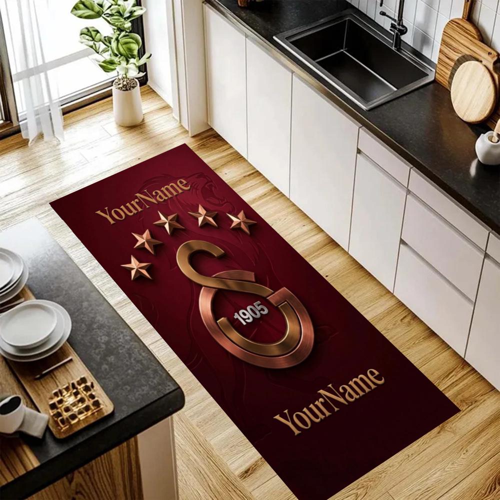 Galatasaray Customize Your Name Kitchen Rug Runner Rug Laundry Mat Hallway Entryway The Best Gift Choice