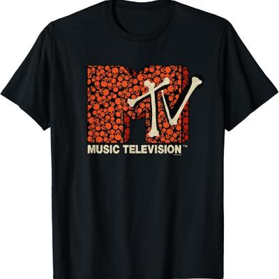 Футболка с логотипом MTV Череп