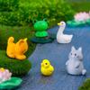 3 шт. Собака, белка, лиса, кролик, овца, утка, свинья, кошка, лошадь, лягушка, черепаха, змея, коала, фигурка, миниатюрная фея, садовый декор, аксессуары