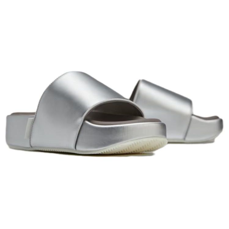 adidas Кроссовки унисекс Y-3 Slide Silver Metallic Коричнево-кремово-белые HQ3665