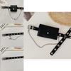 Womens Punk Fashionforward Belt With Decorative Chain And Mini Bag For Style Casual