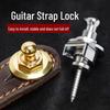 Противоскользящий пуговичный замок для гитарного ремня для электро- и акустических гитар