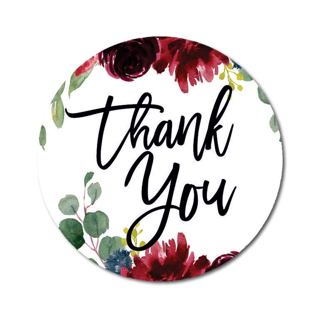 Darling Souvenir Floral Border 45 шт. круглые элегантные шикарные мини-наклейки в подарок -1,6