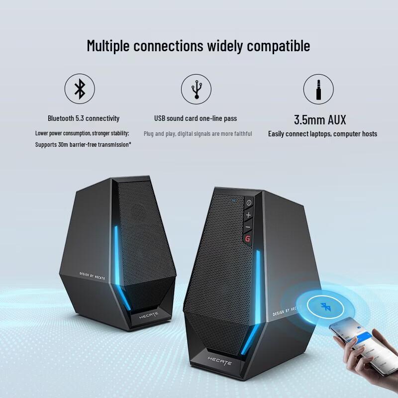 Edifier Игровые настольные Bluetooth-колонки HECATE G1500 Штепсель CN (адаптер в комплекте)