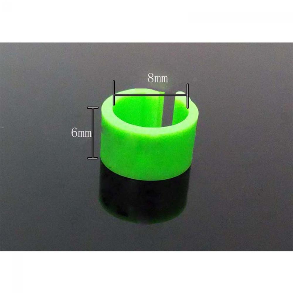 100 Pcs Colorful Bird Animal Leg Band Rings Poultry Clip
