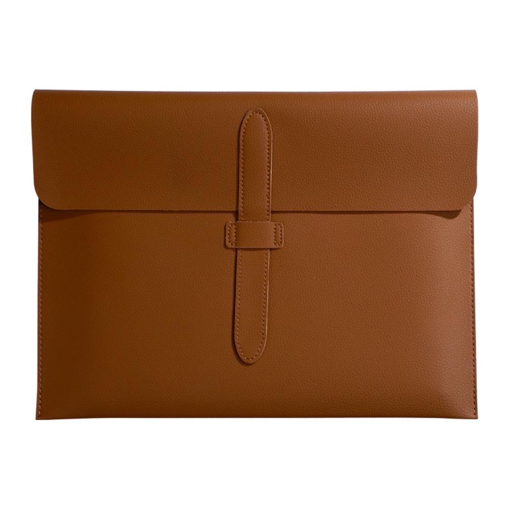 Waterproof Business Leather Document Bag Simple Data Contract Bill File Bag  Office School Supplies