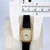 SEIKO Батарея Золотой Квадратный Винтаж Новый Замененный/Часы, Квадратные, Циферблат