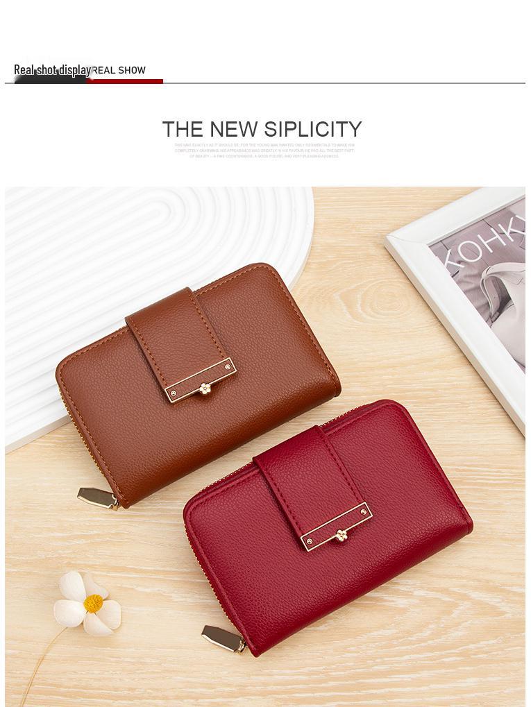 Женский кошелек и клатч с несколькими отделениями для карт и карманом для монет на молнии