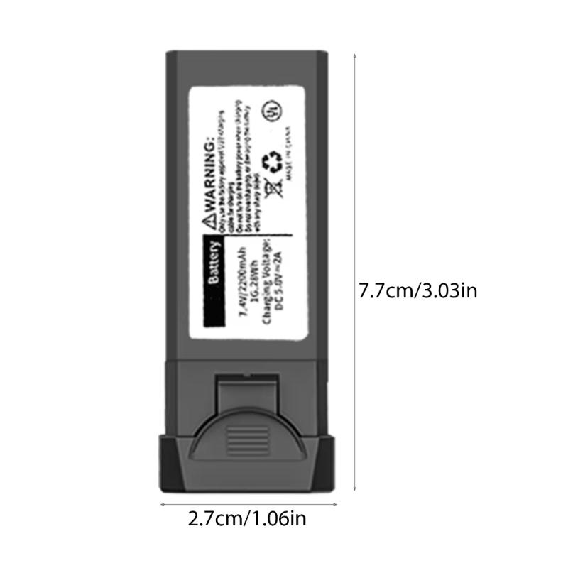 Drones Lithium Battery for L900 Aircraft Replacement 7.4V 2200mAh Rechargeable Battery Drones Quadcopter Spare Part