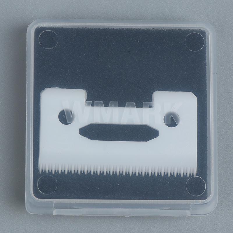 Беспроводная машинка для стрижки волос со сменным лезвием и керамическим лезвием с 2 отверстиями и неровными зубьями