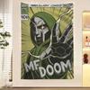 MF DDOOM Music Pop Album Anime Tapestry Hanging Tarot Hippie Wall Rugs Dorm Home Decor