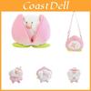 Cute And Cuddly Toby Peach Plushie Keychain Bag Accessory