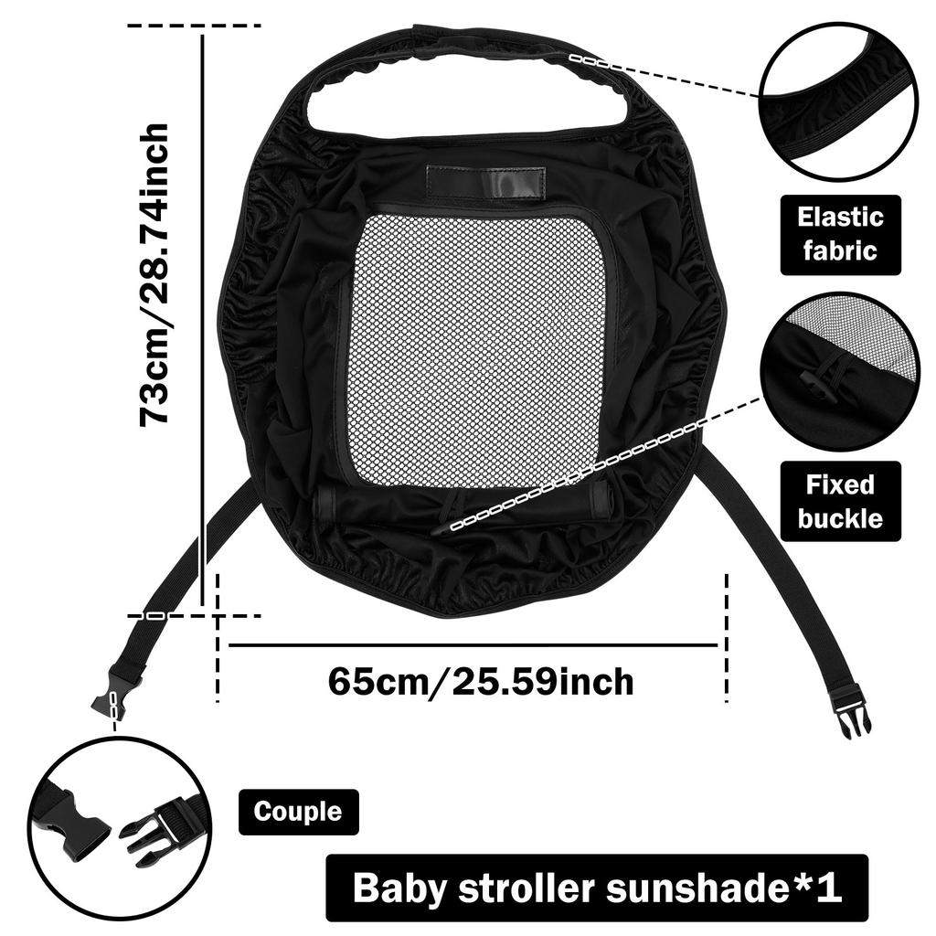 Универсальный солнцезащитный козырек для детской коляски, защита от УФ-лучей, капюшон, накидка, водонепроницаемый, дышащий, аксессуары для колясок