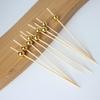 100pcs Versatile Bamboo Food Picks Disposable Fruit Sticks Decorative Dessert Sticks  Wedding Party