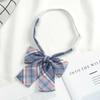 JK Bow Tie for Women, Japanese Uniform Shirt, College Style Student Plaid Tie, Men's Free Ribbon Accessories