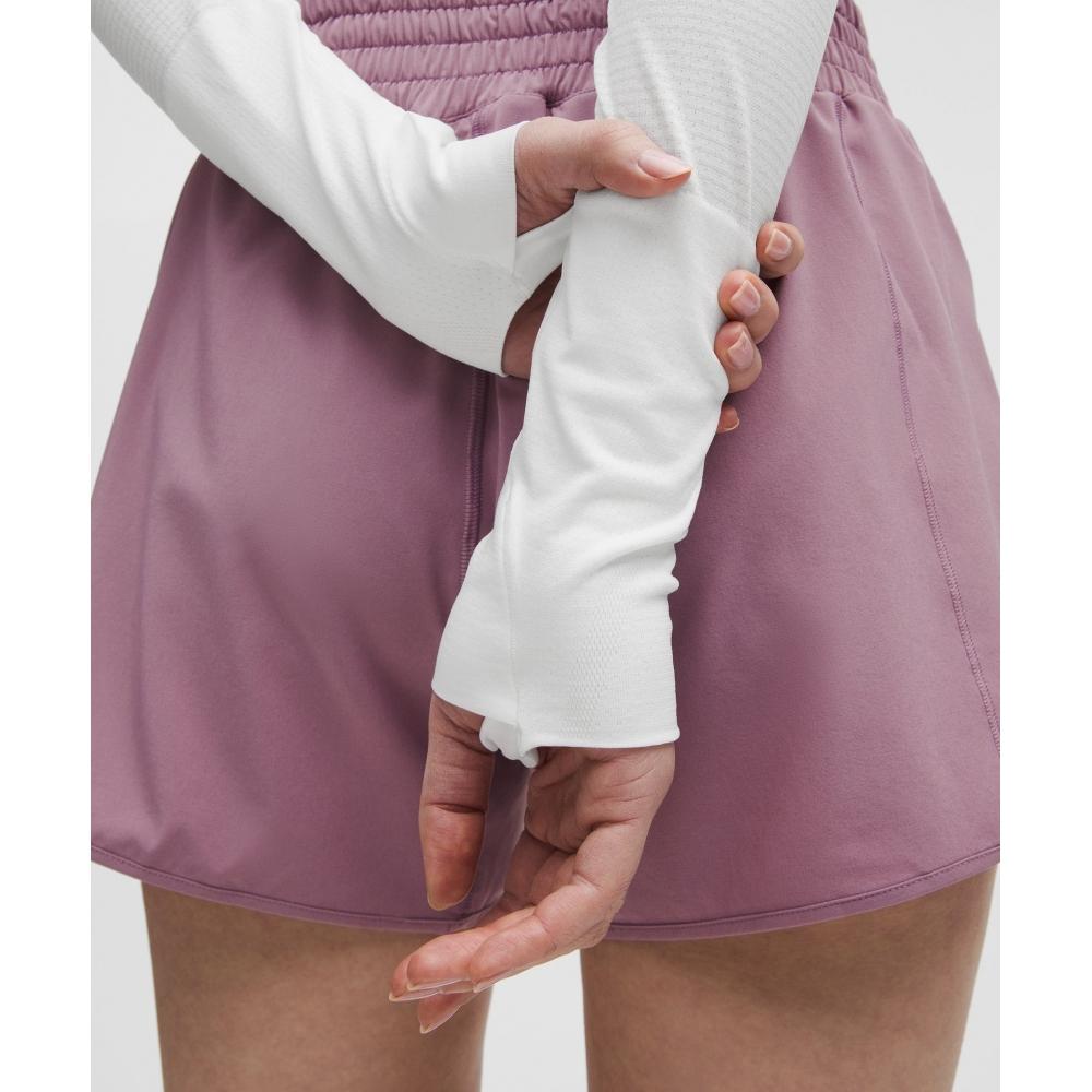 Lululemon Рубашка Swiftly Tech Cropped с длинным рукавом 2.0 Белый Белый